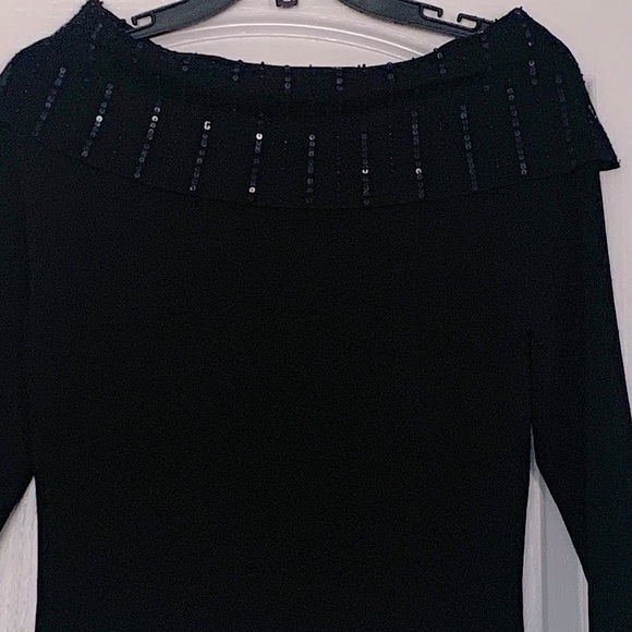 Katherine Barclay Black Sweater Size M - Picture 2 of 5